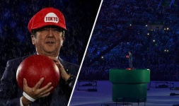 Thủ tướng Nhật Bản Shinzo Abe hóa thân thành Super Mario tại lễ bế mạc Olympic Rio 2016