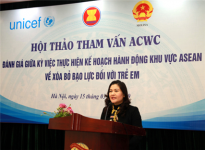 Tham vấn kế hoạch khu vực Asean về xóa bỏ bạo lực trẻ em