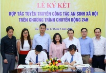 Hợp tác tuyên truyền công tác an sinh xã hội trên VTV24