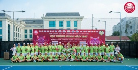 Hà Nội: Thể thao tiếp tục “cháy” từ Giải quần vợt sinh nhật 1 năm Hội Tennis Đinh Mão 1987