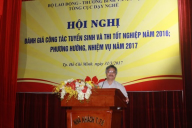 Đánh giá Công tác tuyển sinh, tổ chức thi tốt nghiệp năm 2016 và phương hướng, nhiệm vụ năm 2017