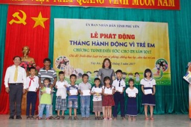 Phú Yên: Tổ chức thành công Tháng hành động vì trẻ em năm 2017