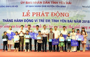 Yên Bái phát động Tháng hành động vì trẻ em năm 2018