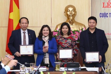 Bộ Lao động – Thương binh và Xã hội tổ chức Lễ Trao giải Cuộc thi viết về bình đẳng giới năm 2018