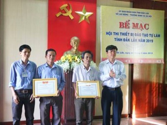 Bế mạc Hội thi thiết bị đào tạo tự làm tỉnh Đắk Lắk năm 2019