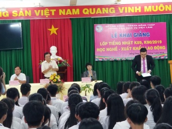 Đồng Tháp: Khai giảng các lớp học tiếng Nhật cho gần 300 học viên xuất khẩu lao động