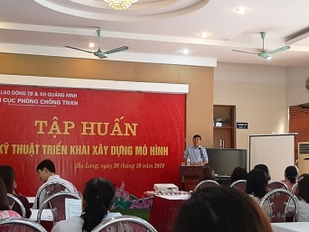 Quảng Ninh: Tập huấn kỹ thuật triển khai xây dựng mô hình thí điểm về phòng chống tệ nạn mại dâm