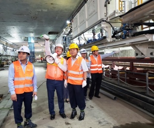 Thứ trưởng Lê Tấn Dũng kiểm tra công tác An toàn lao động tại Dự án Metro Line 3 Hà Nội