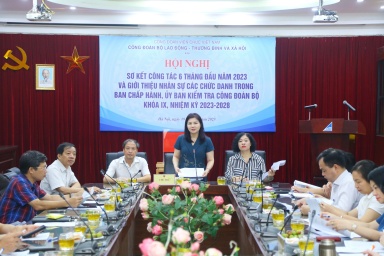 Đại hội Công đoàn Bộ Lao động – Thương binh và Xã hội khóa IX, nhiệm kỳ 2023-2028 diễn ra từ 14-15/8/2023