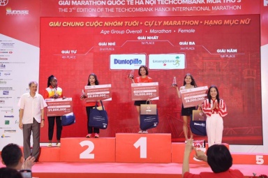 Giải Marathon Quốc tế Hà Nội Techcombank Mùa thứ 3: Hành trình của tinh thần thể thao kiên định, mạnh mẽ