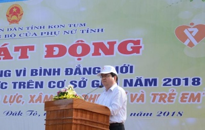 Kon Tum: tổ chức Lễ phát động Tháng hành động vì bình đẳng giới năm 2018