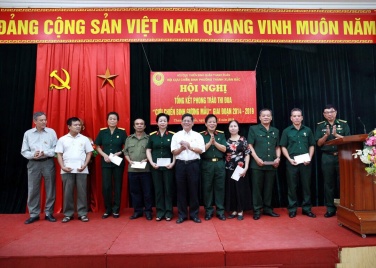 Phường Thanh Xuân Bắc tổ chức Hội nghị tổng kết phong trào thi đua 'Cựu chiến binh gương mẫu giai đoạn 2014-2019'