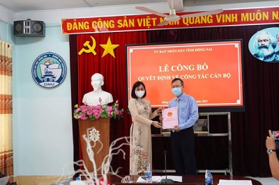 UBND tỉnh Đồng Nai bổ nhiệm TS. Lê Anh Đức giữ chức vụ Hiệu trưởng Trường Đại học Đồng Nai