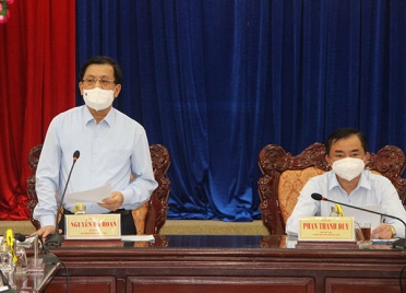 Deputy Minister Nguyen Ba Hoan: Bac Lieu needs to accelerate support for COVID-19-hit people