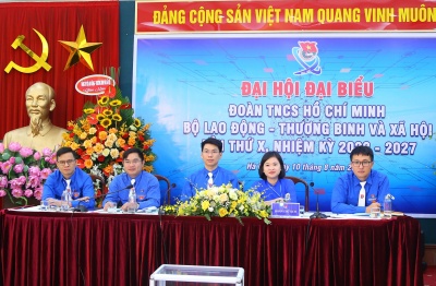 Đại hội đại biểu Đoàn TNCS Hồ Chí Minh Bộ Lao động - Thương binh và Xã hội lần thứ X thành công tốt đẹp