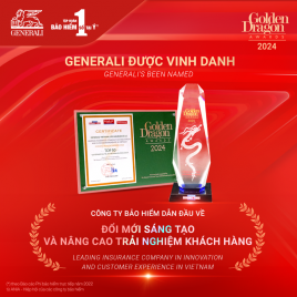 Generali Việt Nam nhận Danh hiệu dẫn đầu về đổi mới sáng tạo và trải nghiệm khách hàng