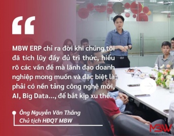 MBW ERP- Giải pháp chuyên sâu, toàn diện trong lĩnh vực phân phối ở Việt Nam