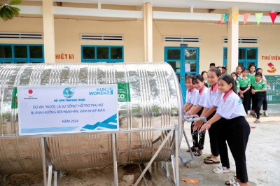 Over 10,000 women and children in Ninh Thuận and Cà Mau access clean water and better livelihoods